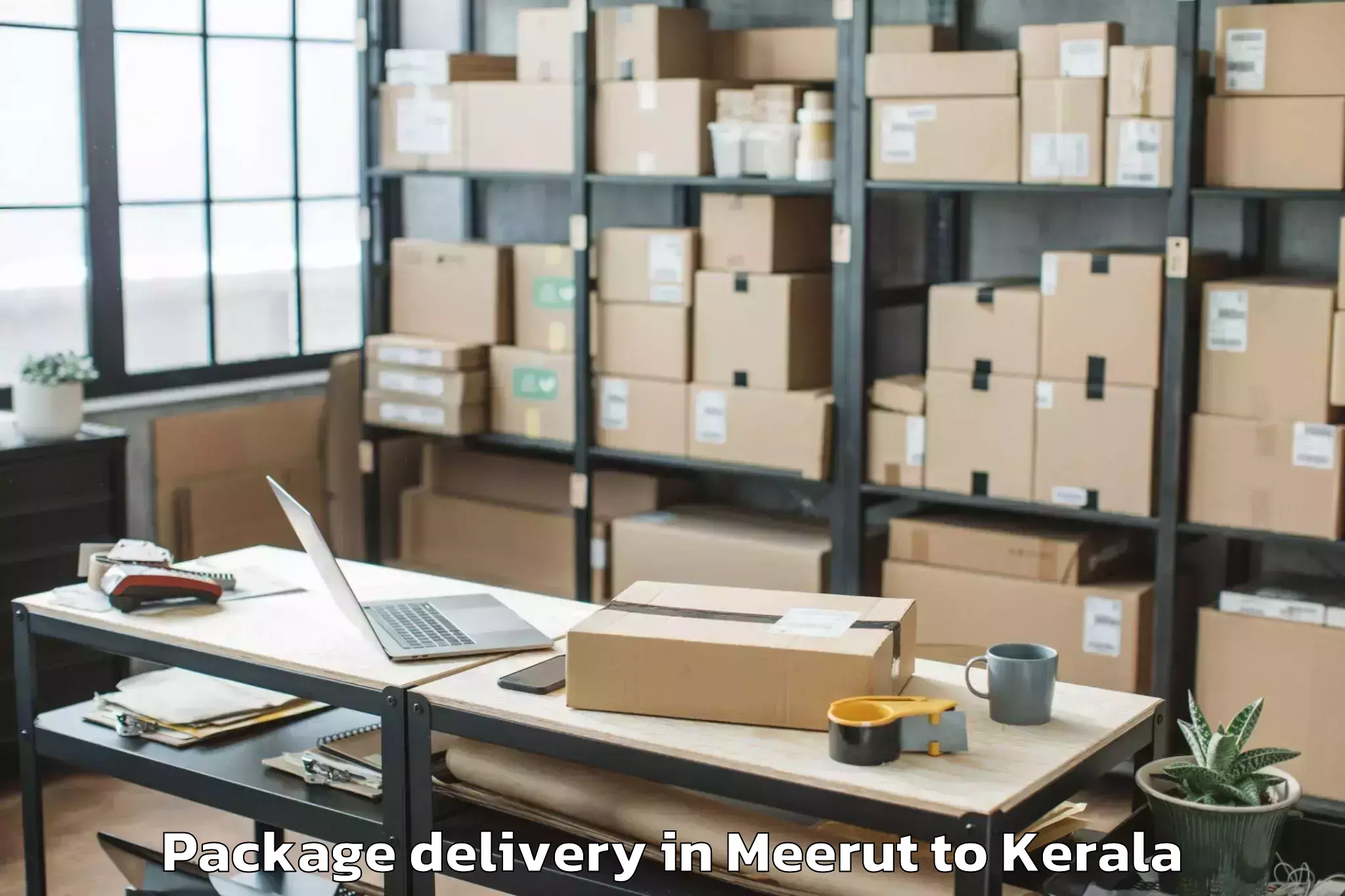 Easy Meerut to Paravur Tekkumbhagam Package Delivery Booking